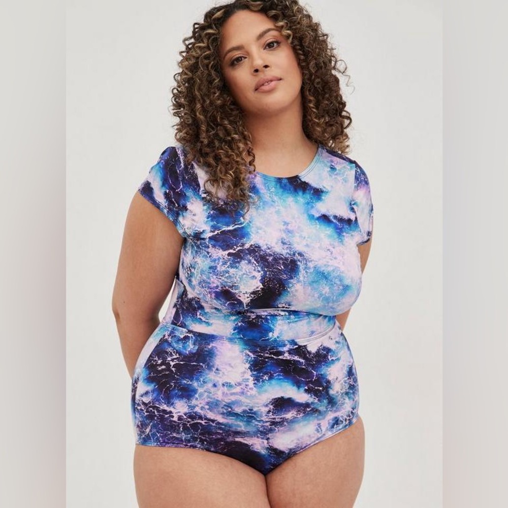 Torrid Wireless scoop back swimsuit women’s size 3X